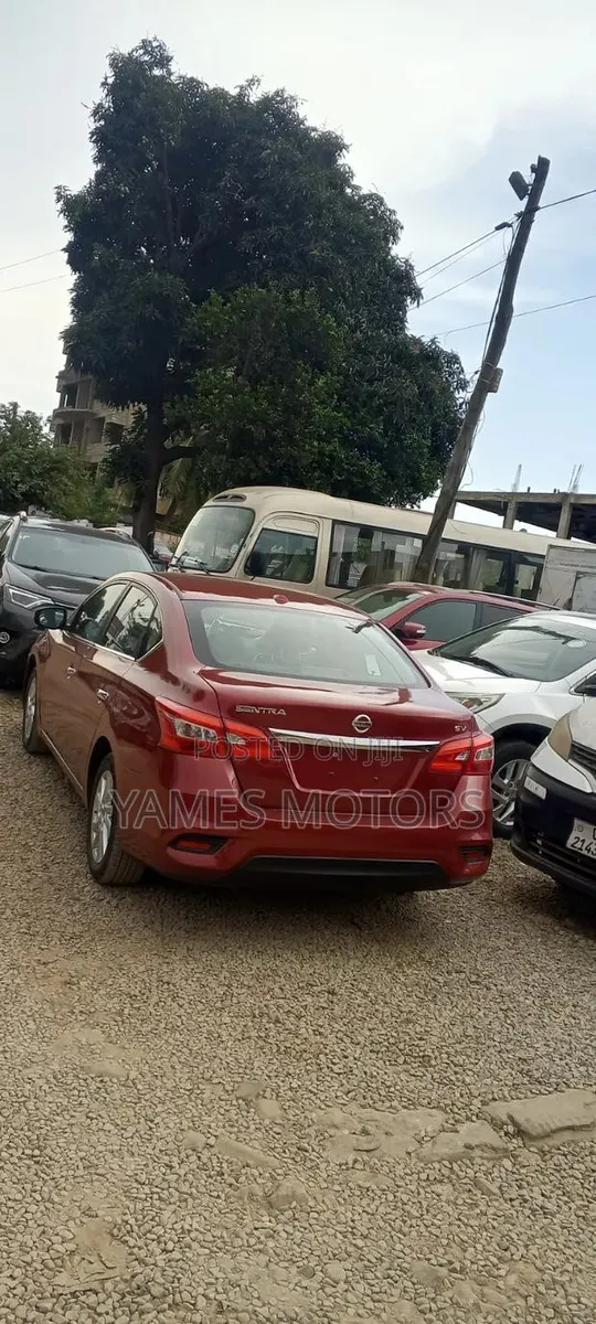 Nissan Sentra SV 2017 Red · Photo 1