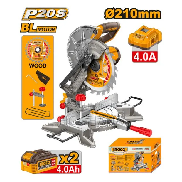 INGCO Cordless Mitre Saw - CMSLI20212 · Photo 1