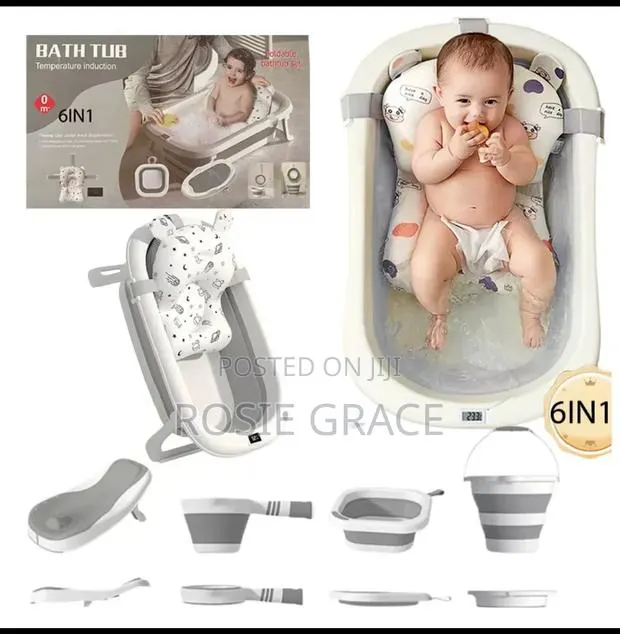 6 in 1 Foldable Baby Baby Bath Set · Photo 1