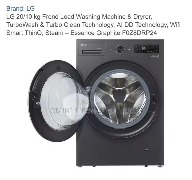 All Smart Ai 🤖 Smart LG 20/10 Kg Washing Machine Wash and Dry · Photo 1