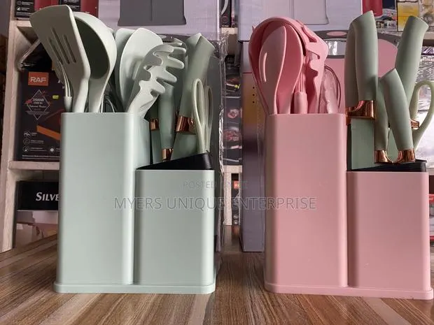 Cooking Ladle Set With Knife Block · Photo 1