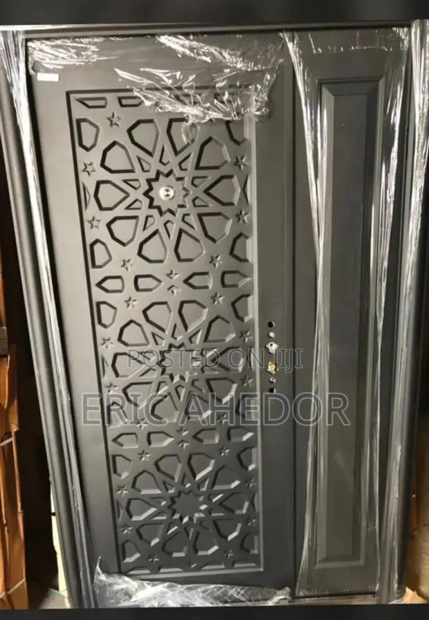 All Metal Rough Security Door and Handles · Photo 1