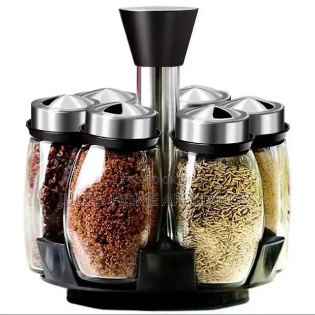 7pcs 360 Rotation Spice Rack · Photo 1