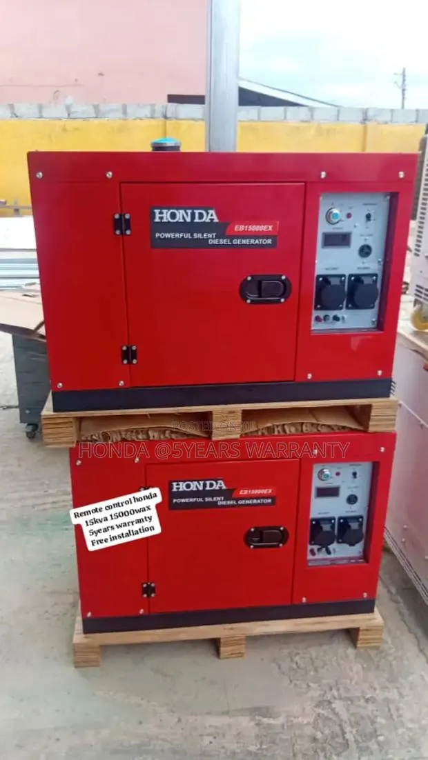 Kindly Your Flow Honda Generator 15kva 15000wax Remote Start · Photo 1