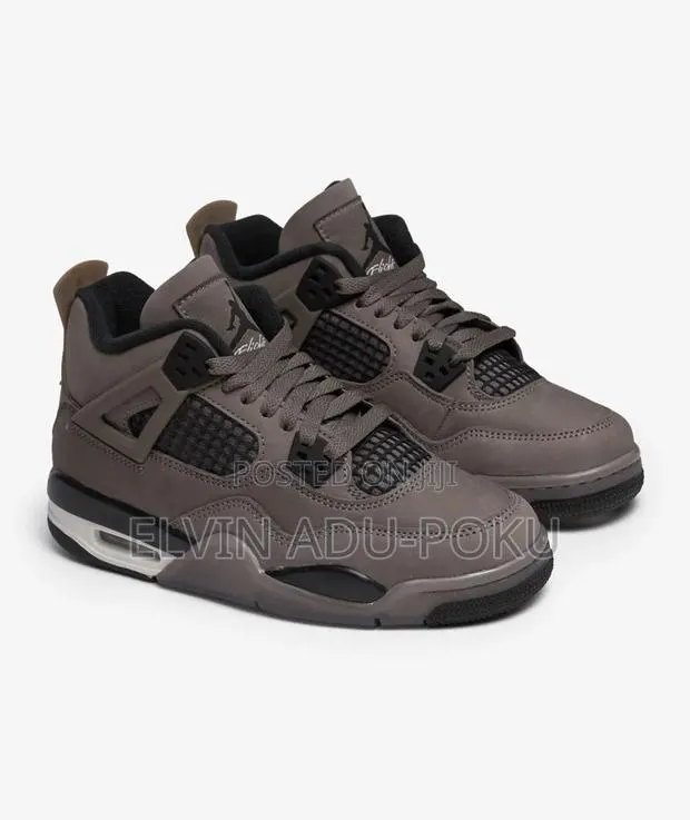 Air Jordan 4 Retro 'Cave Stone Black' Sneakers · Photo 1