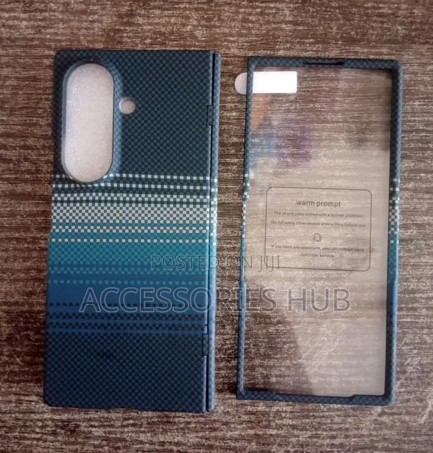 Samsung Z Fold 8 Ultra Carbon Fiber Case With Inbuilt Protector · Photo 1