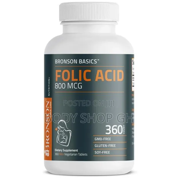 Bronson Folic Acid 800 MCG Supports Prenatal Development-1 Year Supply · Photo 1