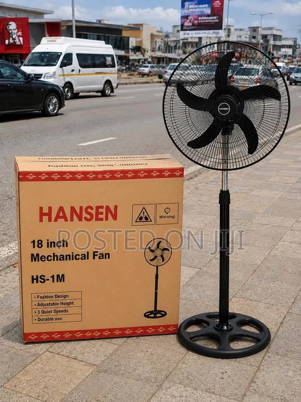 18 Inches Stand Fan Hansen No Noise · Photo 1
