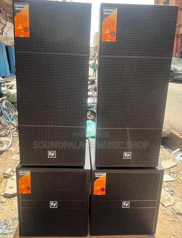 Electro-Voice(EV) Full Range and Single Sub Set With Amplifier Rack · Photo 1