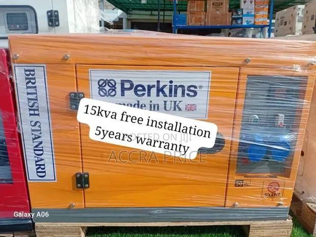 Power Flow Power Perkins 15kva 16500watt Diesel Generator · Photo 1