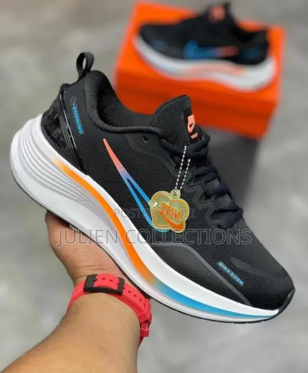 Nike Zoom Running Og Black White Org N Blue · Photo 1