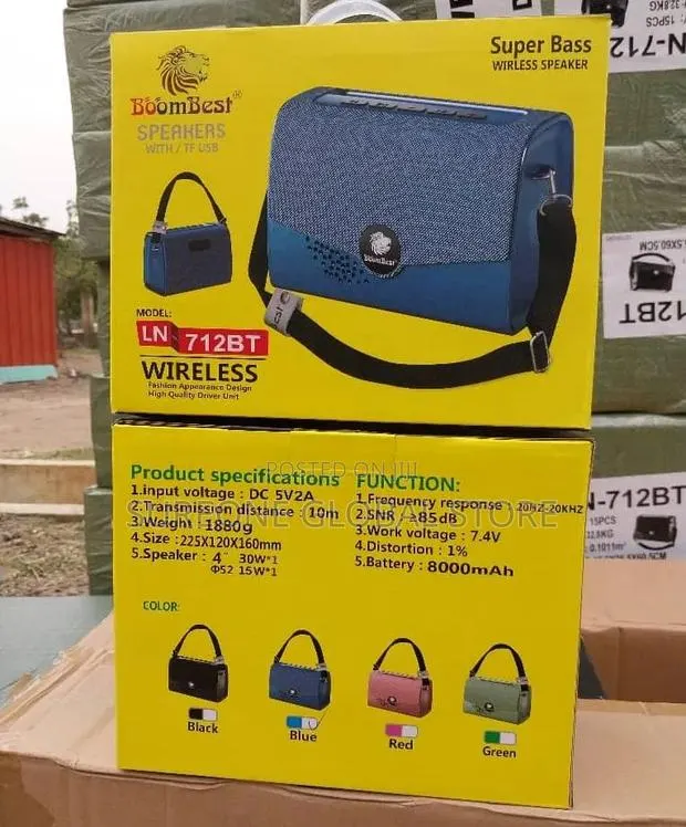 Boombest Ln-712bt Super Bass Wireless Speaker · Photo 1