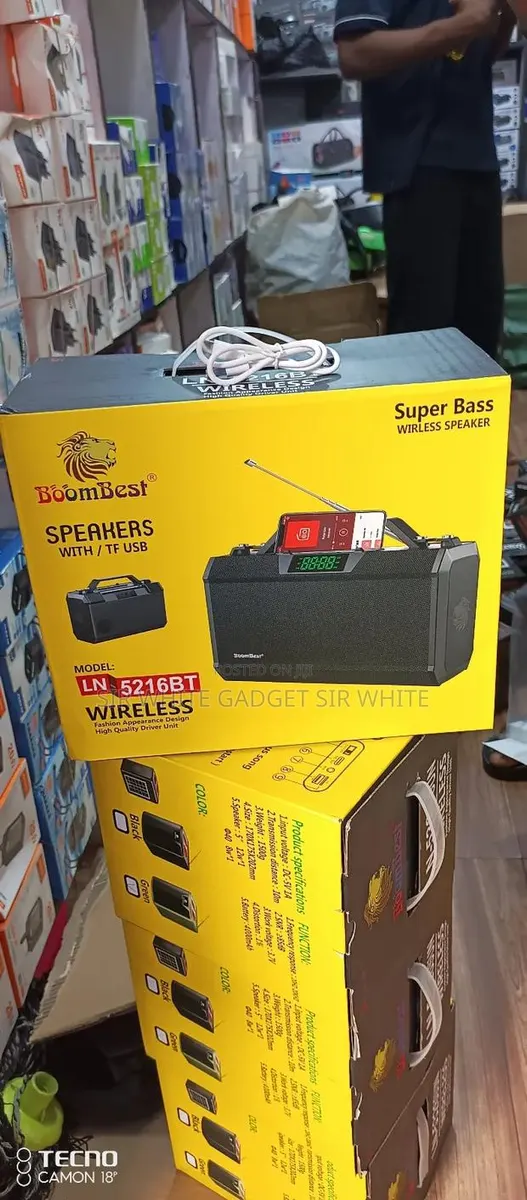 Boombest Ln-5216bt Is a Portable, 50-Watt 3.1 Channel Wireless Speaker · Photo 1