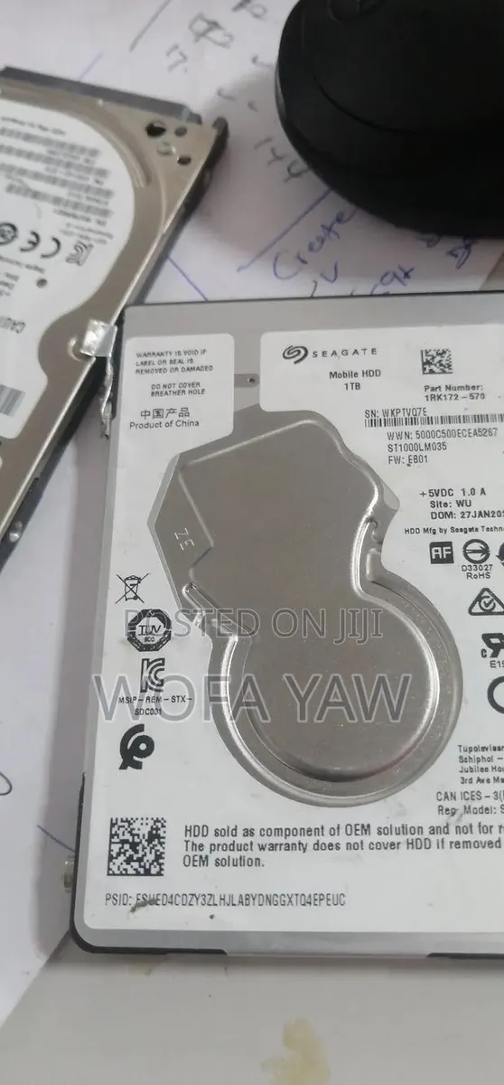 1tb Seagate Laptop Hard Drive · Photo 1