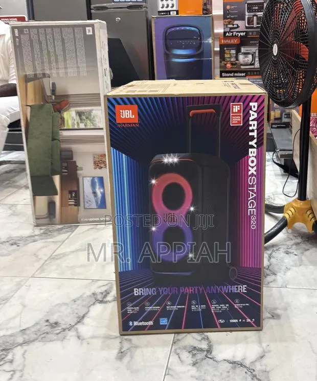 Shop Original JBL-Partybox320-Bk Portable Bluetooth Speaker · Photo 1