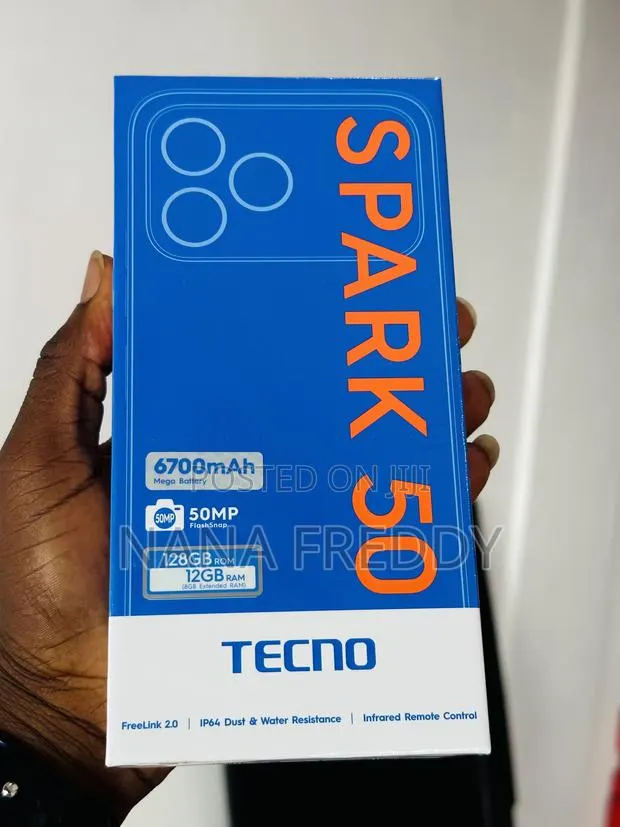 New Tecno Spark 50 128 GB Black · Photo 1