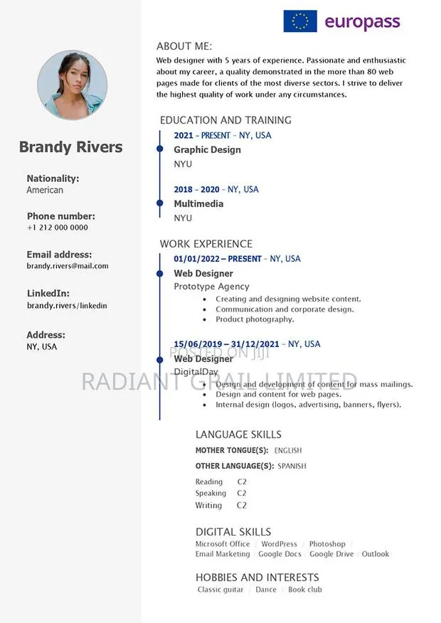 Professional Cv, Report Writing and Others · Photo 1