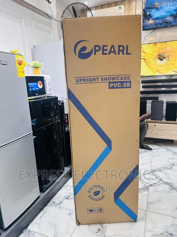 Eco Friendly Refrigerator Display Fridge Pearl PVC-28 · Photo 1