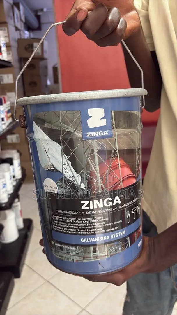Zinga Galvanized Paint,96%Zinc 10kg · Photo 1