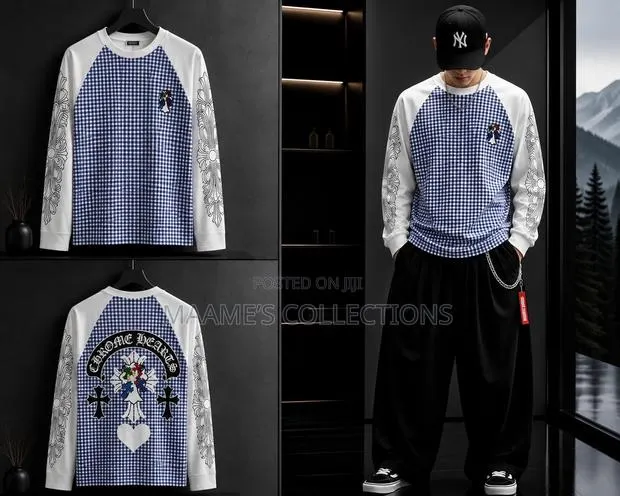 Premium Men’s Graphic Long Sleeve Streetwear T-Shirt · Photo 1