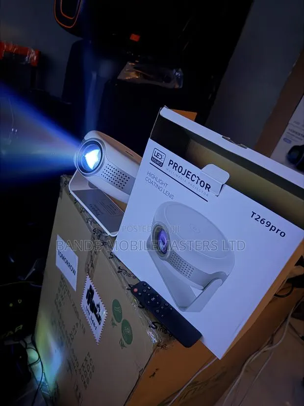 T269 Pro Smart Projector – Netflix, YouTube, WiFi, HDMI | Brand New · Photo 1