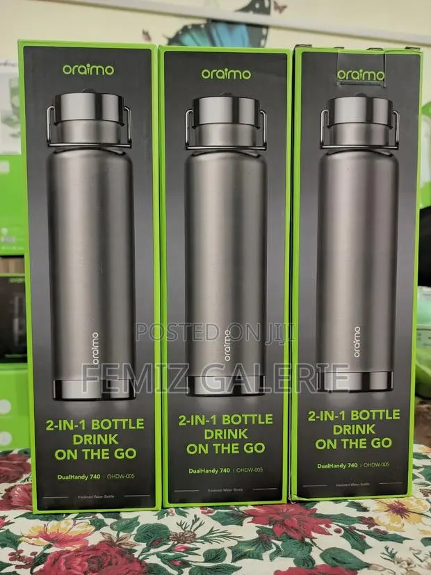 Oraimo DualHandy 740 Leakproof Portable 740ml Insulated Water Bottle · Photo 1