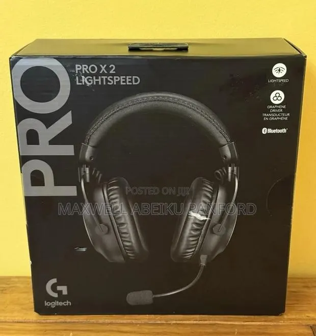 NEW Logitech G Pro X 2 Lightspeed Wireless Gaming Headset (Black) · Photo 1