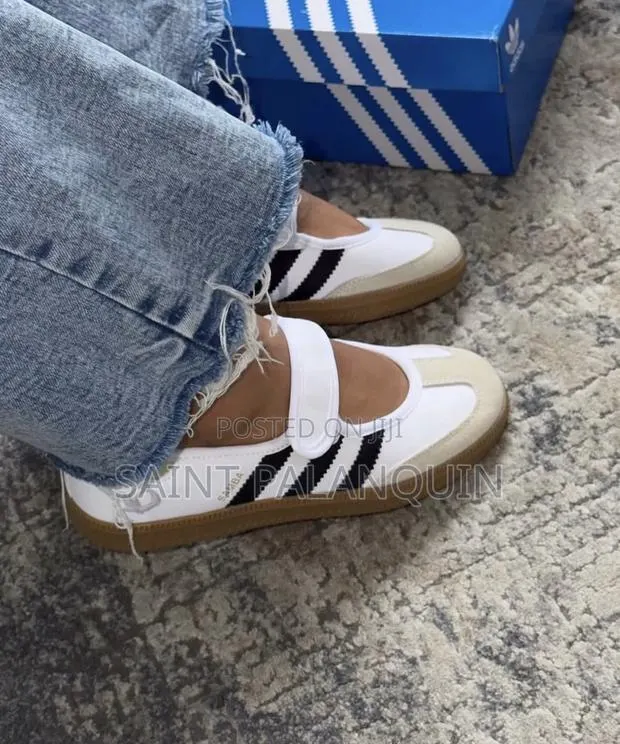 The Adidas Samba Jane Shoes, a Playful Mary Jane Hook-and-Loop · Photo 1