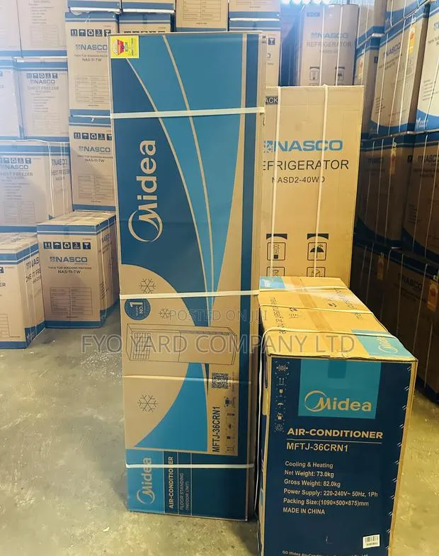 New Model Midea Turbo 3.5 Hp R410 Type Standing Ac · Photo 1