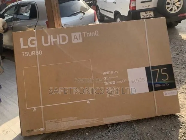 Just Approved 75 Inch Smart UR80 LED LG TV · Photo 1