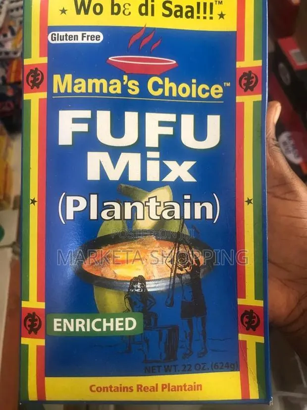 Mama's Choice Fufu Mix Plantain 624g · Photo 1