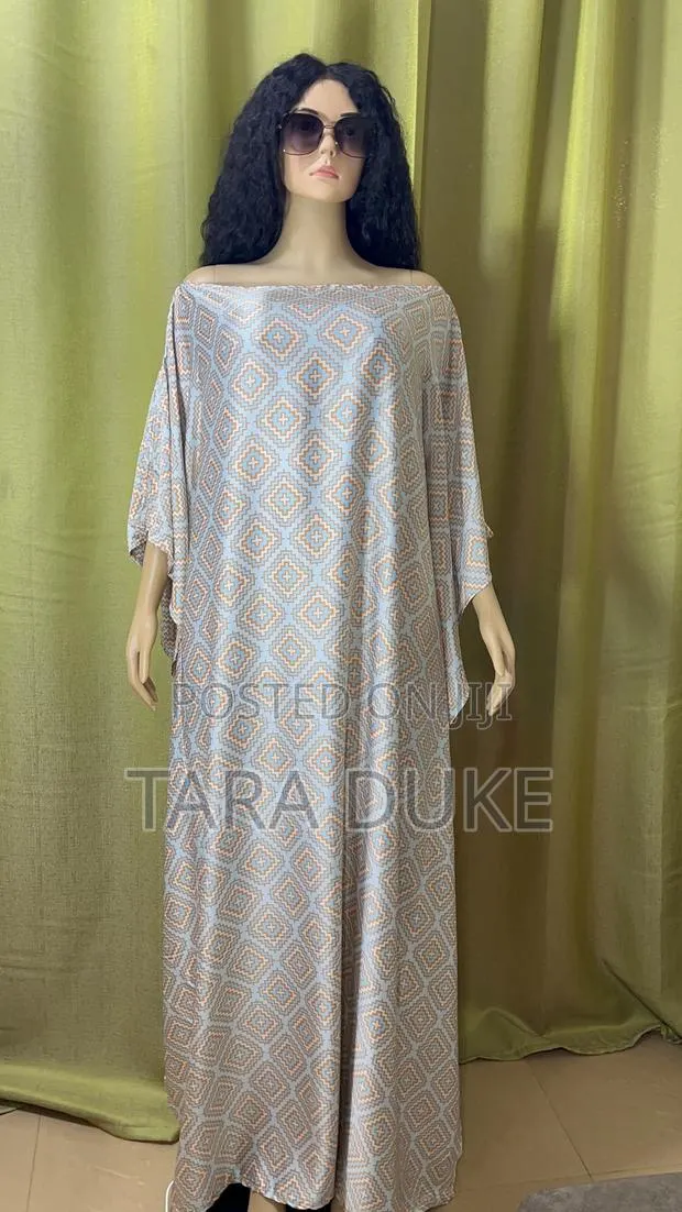 Pastel Print Kaftan Dress · Photo 1