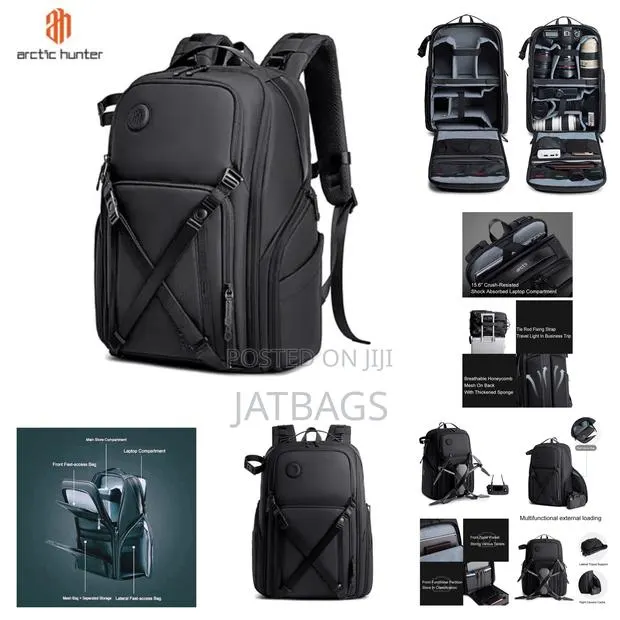 Professional Waterproof Camera Laptop Backpack-Free Delivery · Photo 1