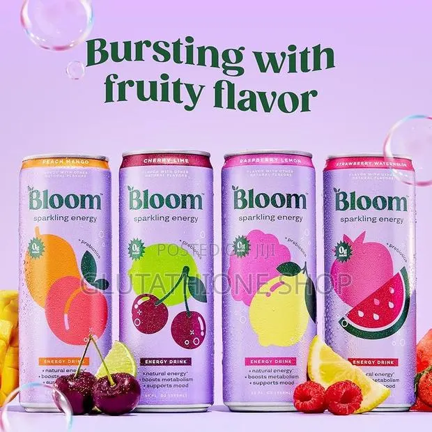 Bloom Nutrition Sparkling Energy Drink · Photo 1