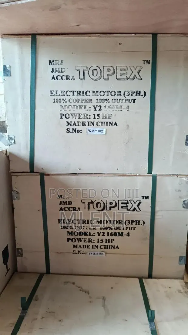 Electric Motor Topex 15hp 100% Copper