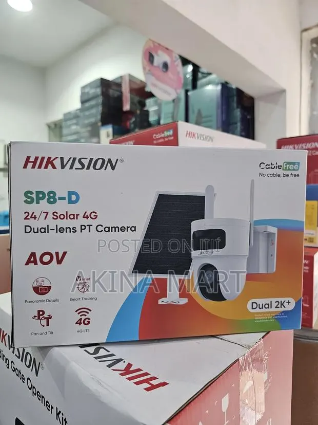 4g Hikvision Solar Dual Lens Camera Sp8-D · Photo 1
