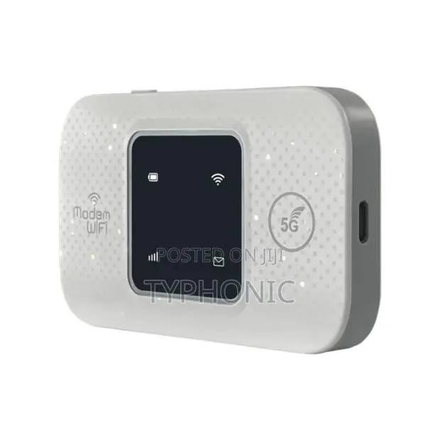 Wireless Mobile Router 5 G+ 300 MBPS Speed- All Networks. White · Photo 1