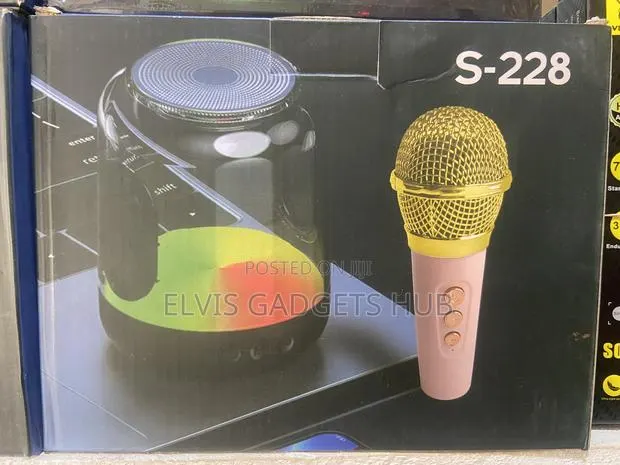 S228 Bluetooth Karaoke Speaker and Microphone · Photo 1