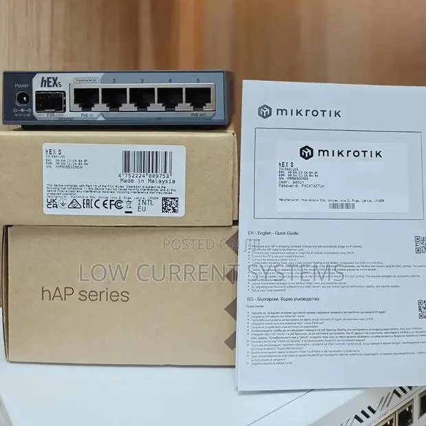 Mikrotik Hex S 2025 E60iUGS 512gb Ram Router Board · Photo 1