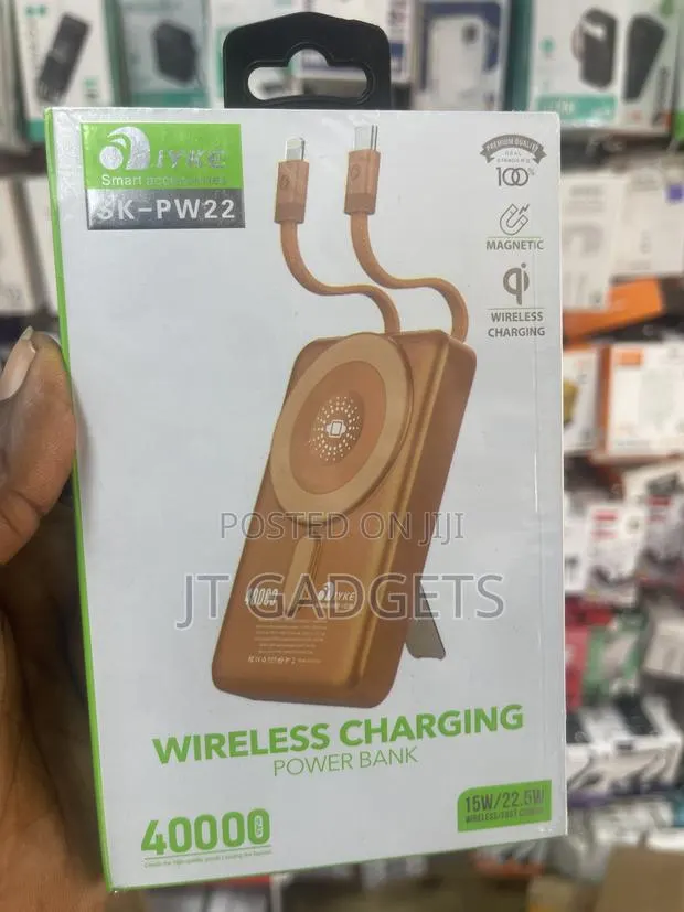 IYKE SK-PW22 40000mAh Wireless Power Bank – Premium Magnetic Charging! · Photo 1
