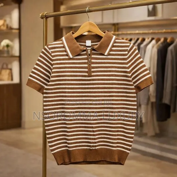 Quarta Strip Zip Nitted Shirt · Photo 1