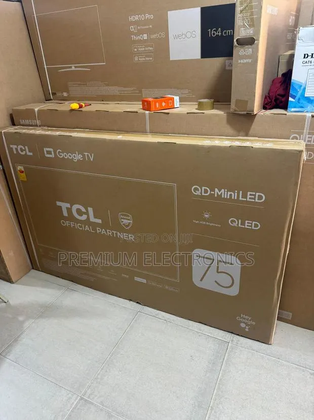 TCL 75′′ Qd-Mini Led 75c6k Premium TV, 144hz Native Refresh Rate, · Photo 1