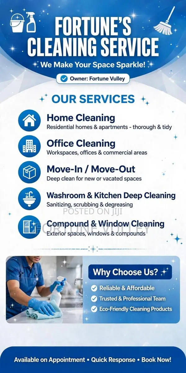 Fortune's Cleaning Service - Homes, Offices Deep Cleaning · Photo 1