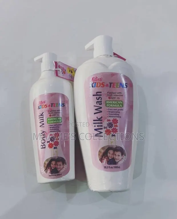 Lilies Kids Teens Body Milk and Milk Wash (Set) · Photo 1
