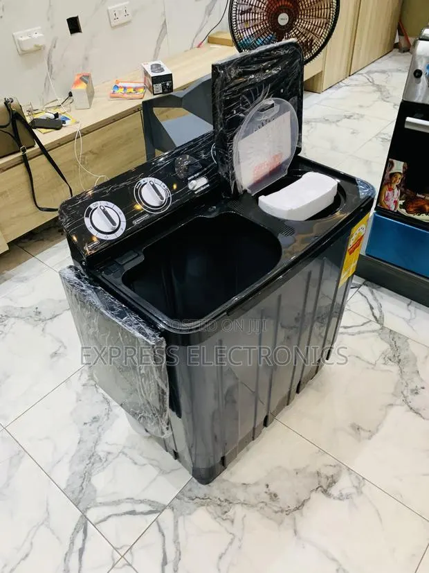 Lovely New Nasco 7.0kg Twin Tub Washing Machine - Dark (NAS-07-TW) · Photo 1