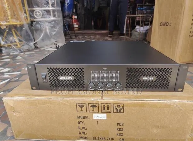 Ashley Hmd48 Professional 4-Channel Midrange Power Amplifier. · Photo 1
