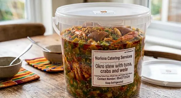 Okro Stew With Tuna, Crabs and Wele (Pre-Order - 3kg) · Photo 1
