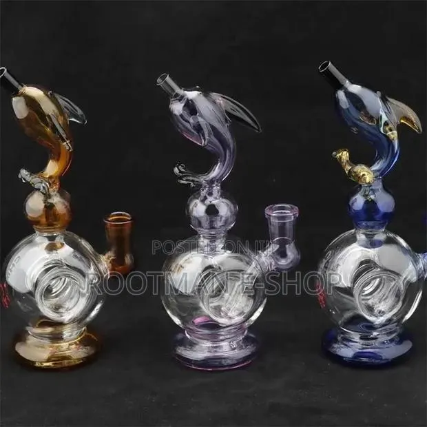 Limited Edition Dolphin Glass Bongs Oil Rig Water Pipe · Photo 1