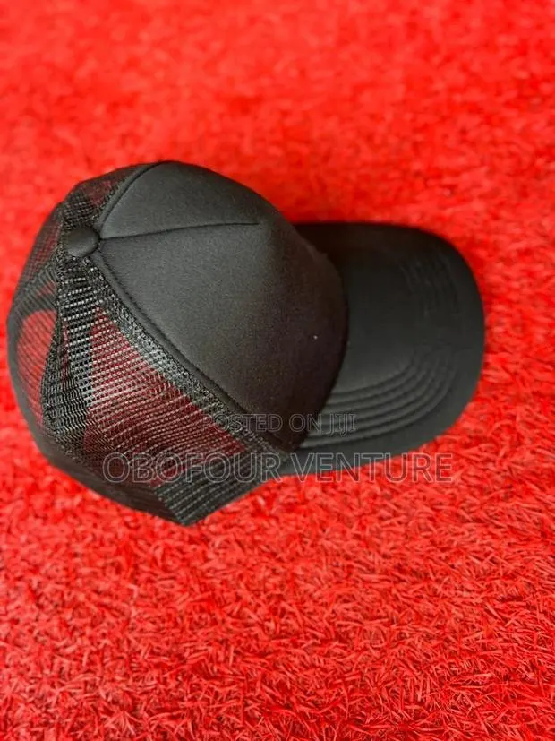 Mens Half Mesh Adjustable Trucker Cap Baseball Hat · Photo 1