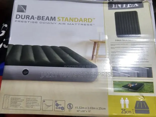 Double Inflatable Mattress Plus Electric Pump · Photo 1
